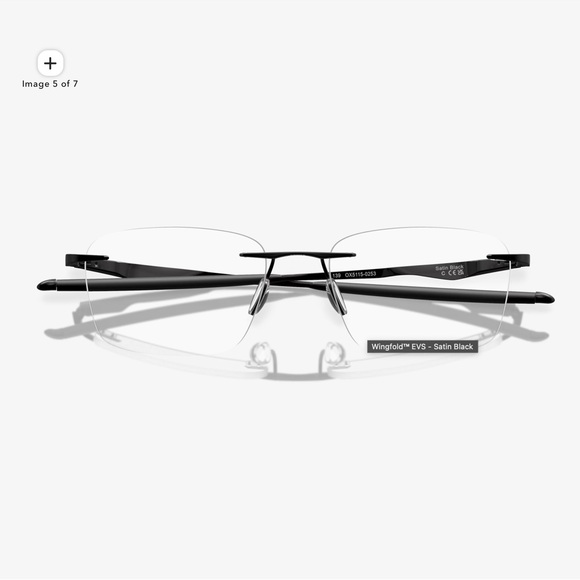 Oakley Titanium Wingfold EVS OX5115 Frames Satin Black - Picture 1 of 9